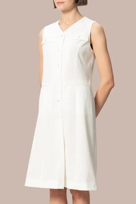 【クールテックジャージー】フロントボタンワンピース