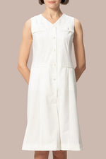 【クールテックジャージー】フロントボタンワンピース