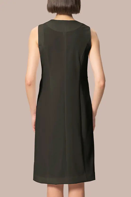 【クールテックジャージー】フロントボタンワンピース