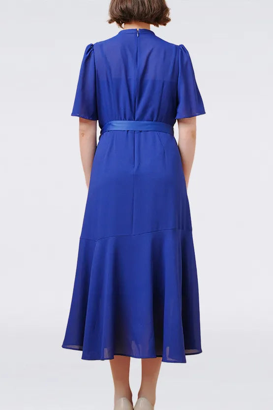Stretch Chiffon Long Mermaid Dress
