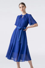 Stretch Chiffon Long Mermaid Dress
