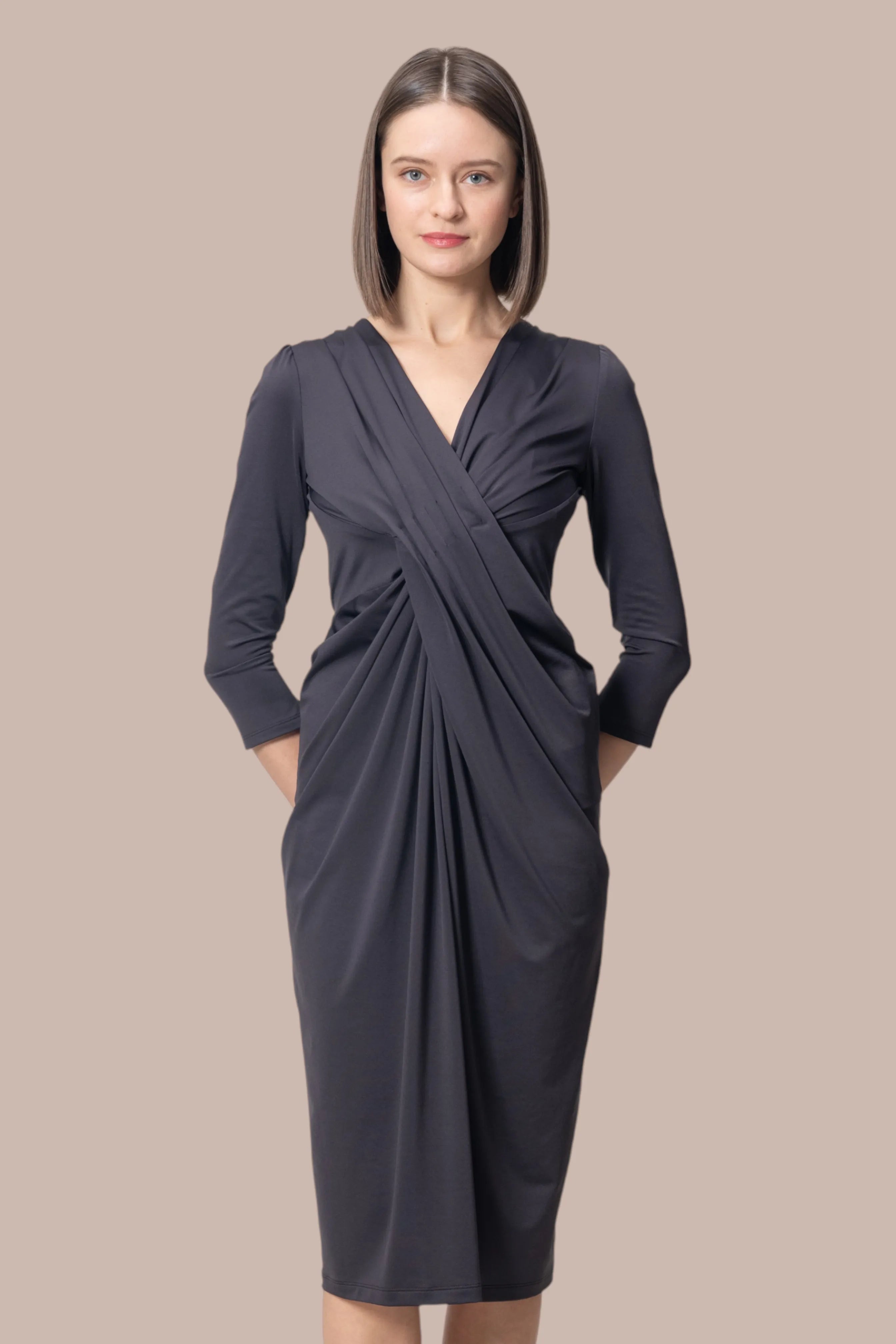 福丸様　美品　ケイミー　ピンクロータス　ヴィーナスワンピース　ドレープ　ギャザー 福丸様 美品 ケイミー ピンクロータス ヴィーナスワンピース ドレープ