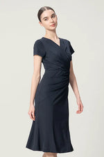 【アイスジャージー】ギャザーワンピース