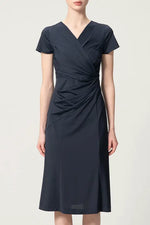 【アイスジャージー】ギャザーワンピース