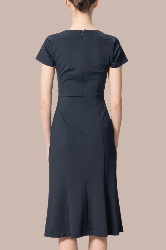 【アイスジャージー】ギャザーワンピース