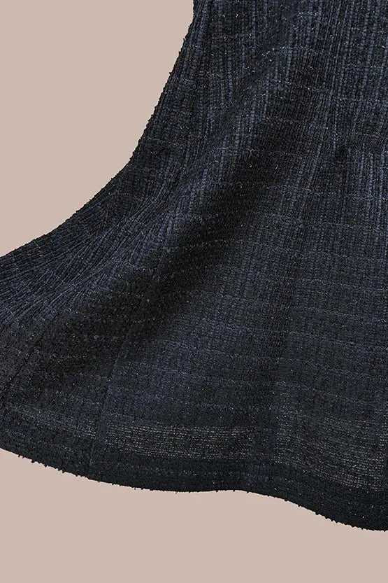 【ブークレーツイード】ジップアップワンピース