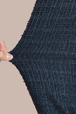 【ブークレーツイード】ノーカラーショート丈ジャケット