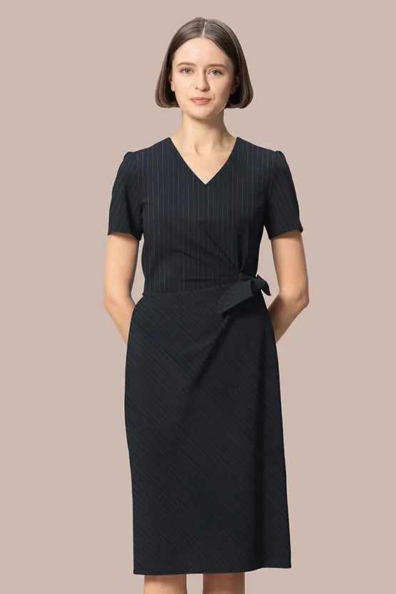 【アクティブクール】Vネックデイリーワンピース