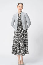 【ストレッチシフォン】ロングマーメイドワンピース