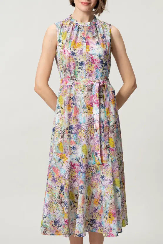 【ストレッチシフォン】ロングマーメイドワンピース