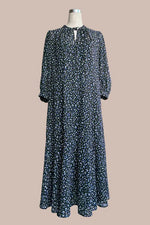 Stretch Chiffon:Crystal Drop Long Mermaid Dress