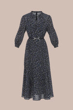 Stretch Chiffon:Crystal Drop Long Mermaid Dress