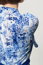 【ストレッチシフォン】膝丈マーメイドワンピース