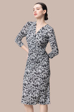 【ストレッチジャージー】ギャザーワンピース