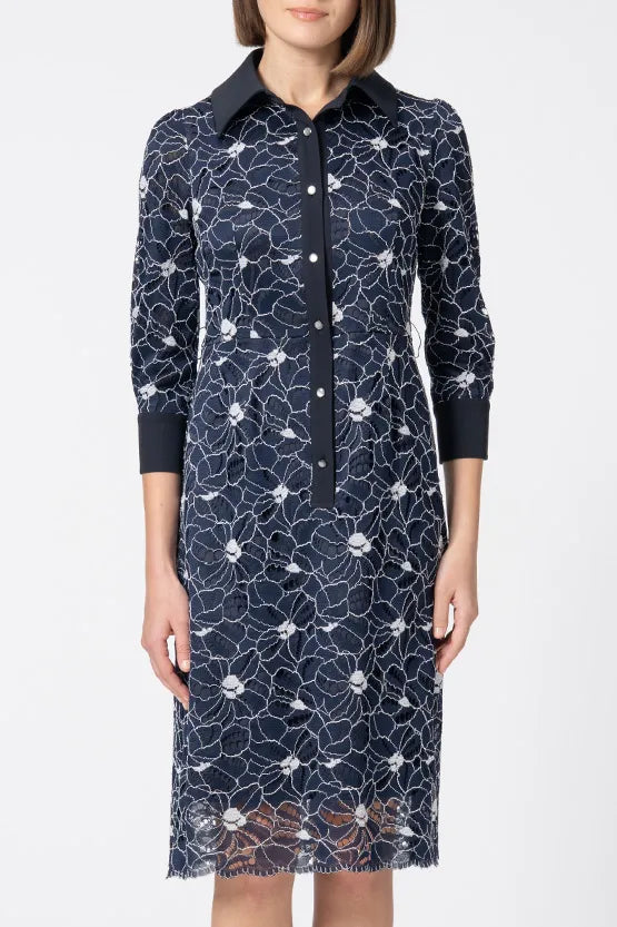 Blooming Lace: Lace Shirt Dress