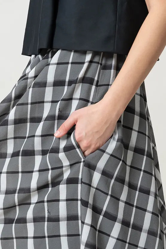 【ストレッチシフォン】レイヤードワンピース