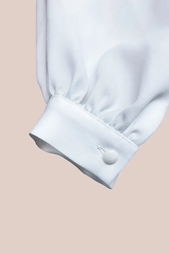 【ストレッチジョーゼット×ラメジャカード】ツイスト台形ワンピース