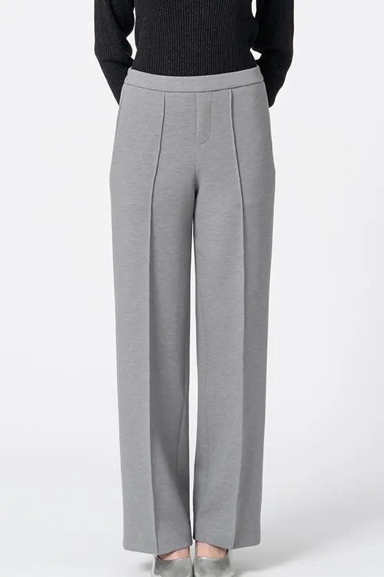 【マシュマロテック】ストレートワイドパンツ