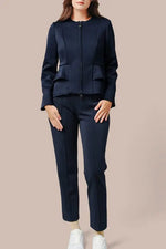 【スマートストレッチ】テーパードパンツ