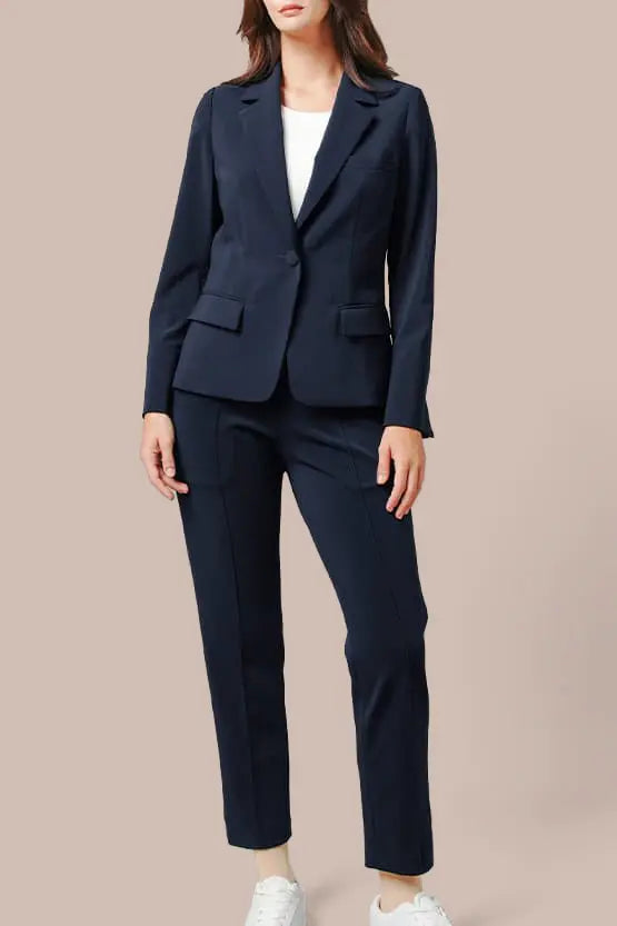 【スマートストレッチ】テーパードパンツ