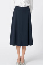 Double Jersey: Mid-Calf A-Line Skirt