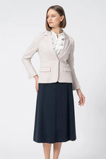 Double Jersey: Mid-Calf A-Line Skirt
