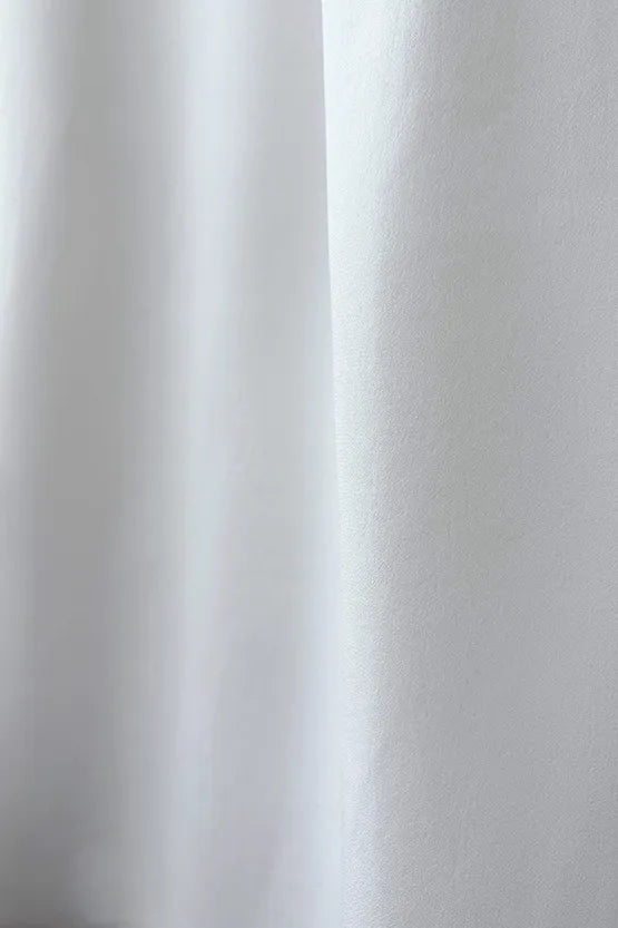 【ストレッチジョーゼット】フロントフライシャツ