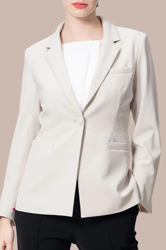 Stretch Chiffon: Round Neck Top