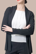 Stretch Chiffon: Round Neck Top