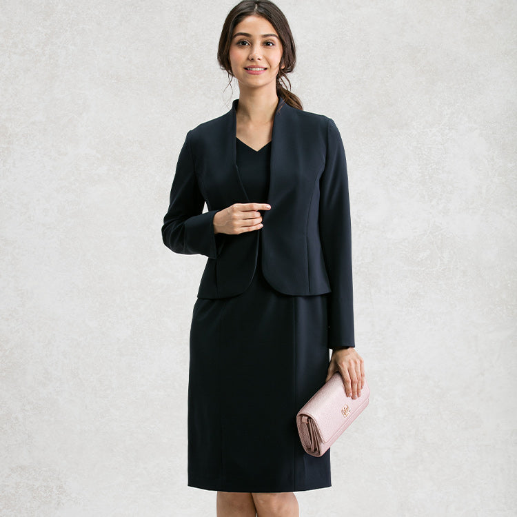 Double Jersey: V-Neck I-Line Dress