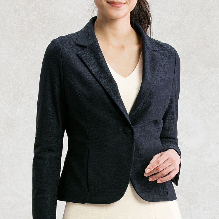 Washable stretch jacquard