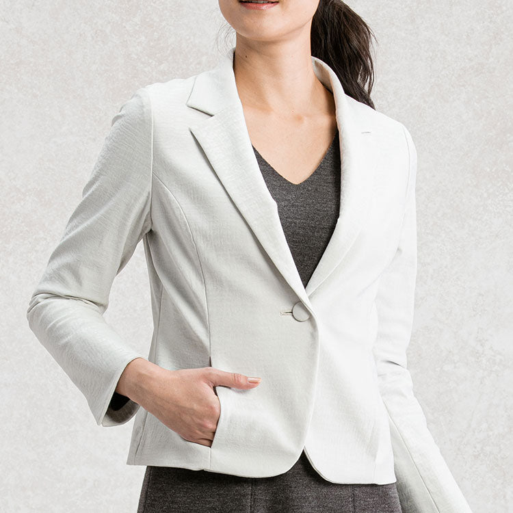 Washable stretch jacquard