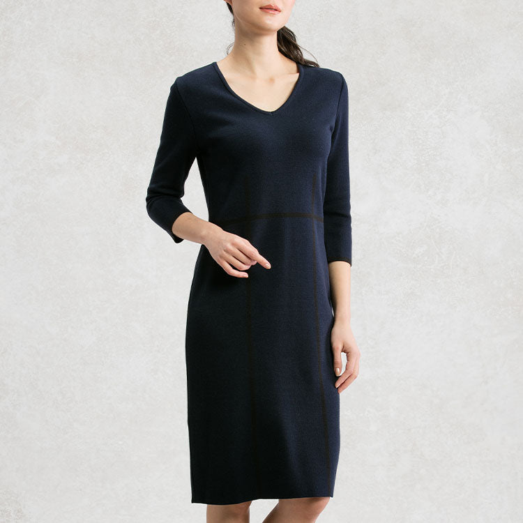 ニットで作る補正シルエット