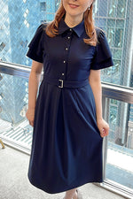 Navy Shirt Dress