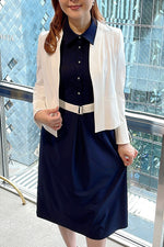 Navy Shirt Dress