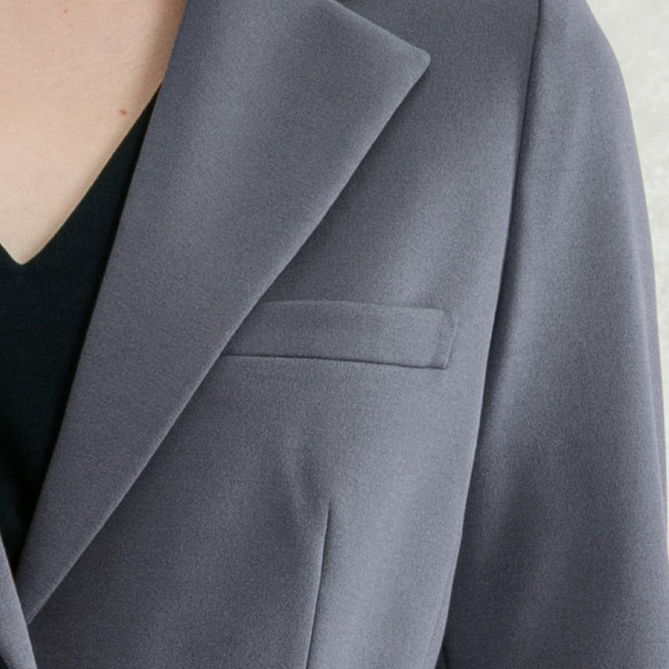 Double Jersey: Long Tailored Jacket