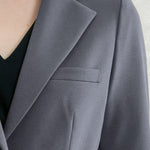 Double Jersey: Long Tailored Jacket
