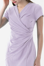 【長め丈】ギャザーワンピース