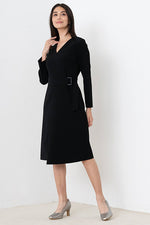 Black Belted Dress