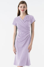 【長め丈】ギャザーワンピース