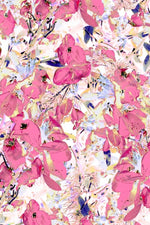 Pink Comet Midi Cache-coeur Dress