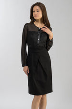 Leopard Black Shirtdress