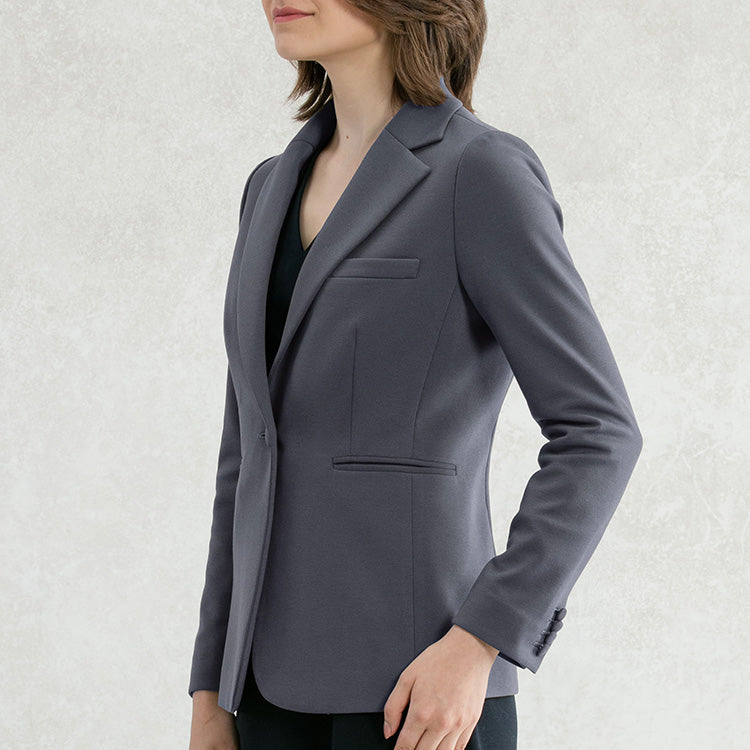 Double Jersey: Long Tailored Jacket
