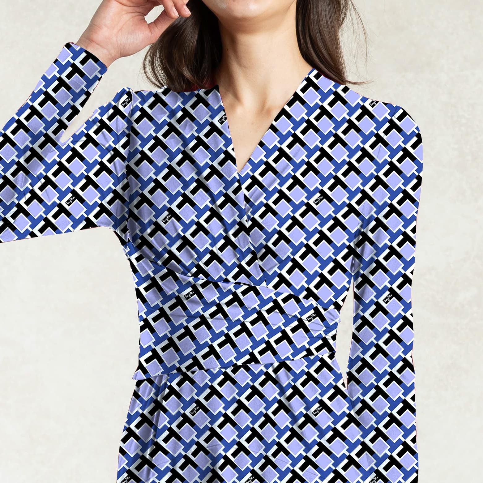 カシュクール×Aラインで<br>最高にフェミニンな印象を