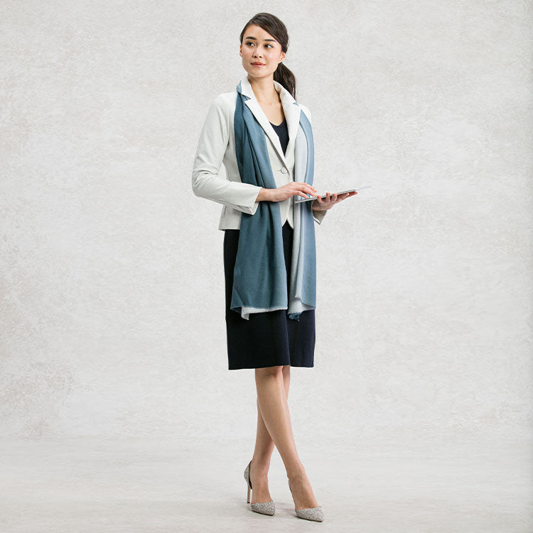 Add a stole for a gorgeous look