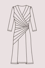 Ai Michelle Midi Gather Dress
