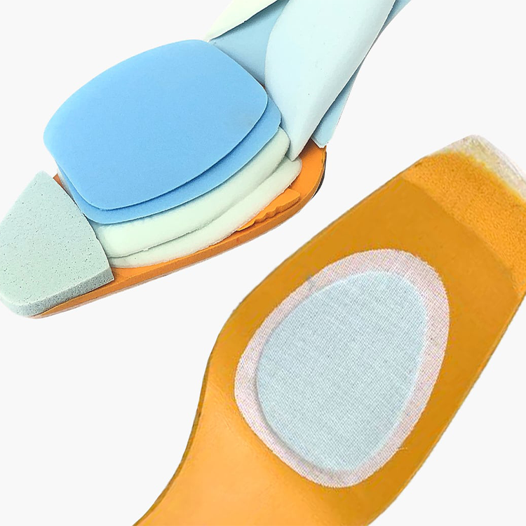 Navy Vegan Suede Fluffy Flats