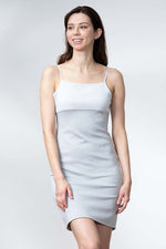 Shimmering Silver Shape-Supporting Camisole Underdress