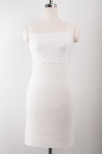 レース付き体型補正アンダードレス