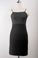 Black Lace Shape-Supporting Underdress